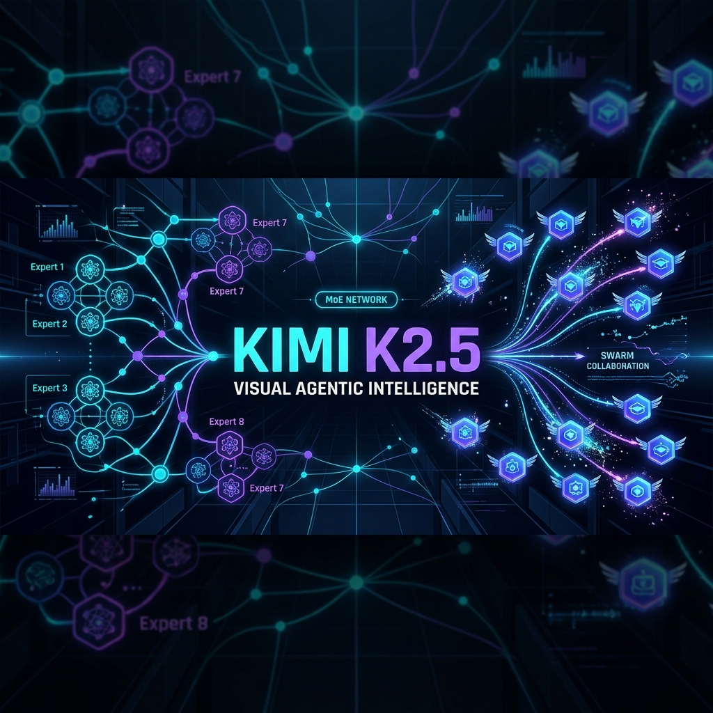 Kimi K2.5: Moonshot AI's Visual Agentic Intelligence Mixture-of-Experts Architecture